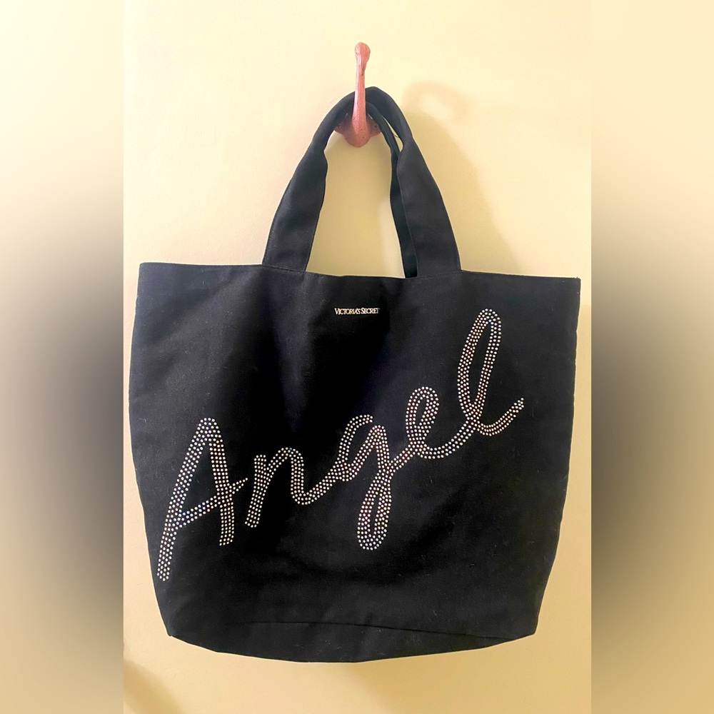 Victoria’s Secret Black “Angel” Tote Bag